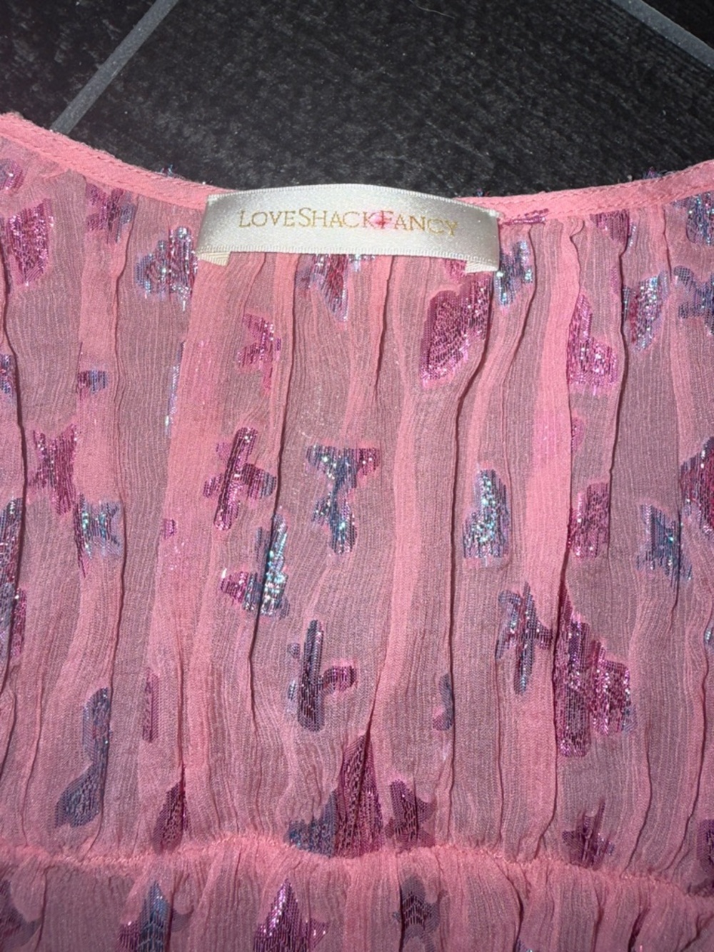 LoveShackFancy long sleeve mini dress - Picture 2 of 2